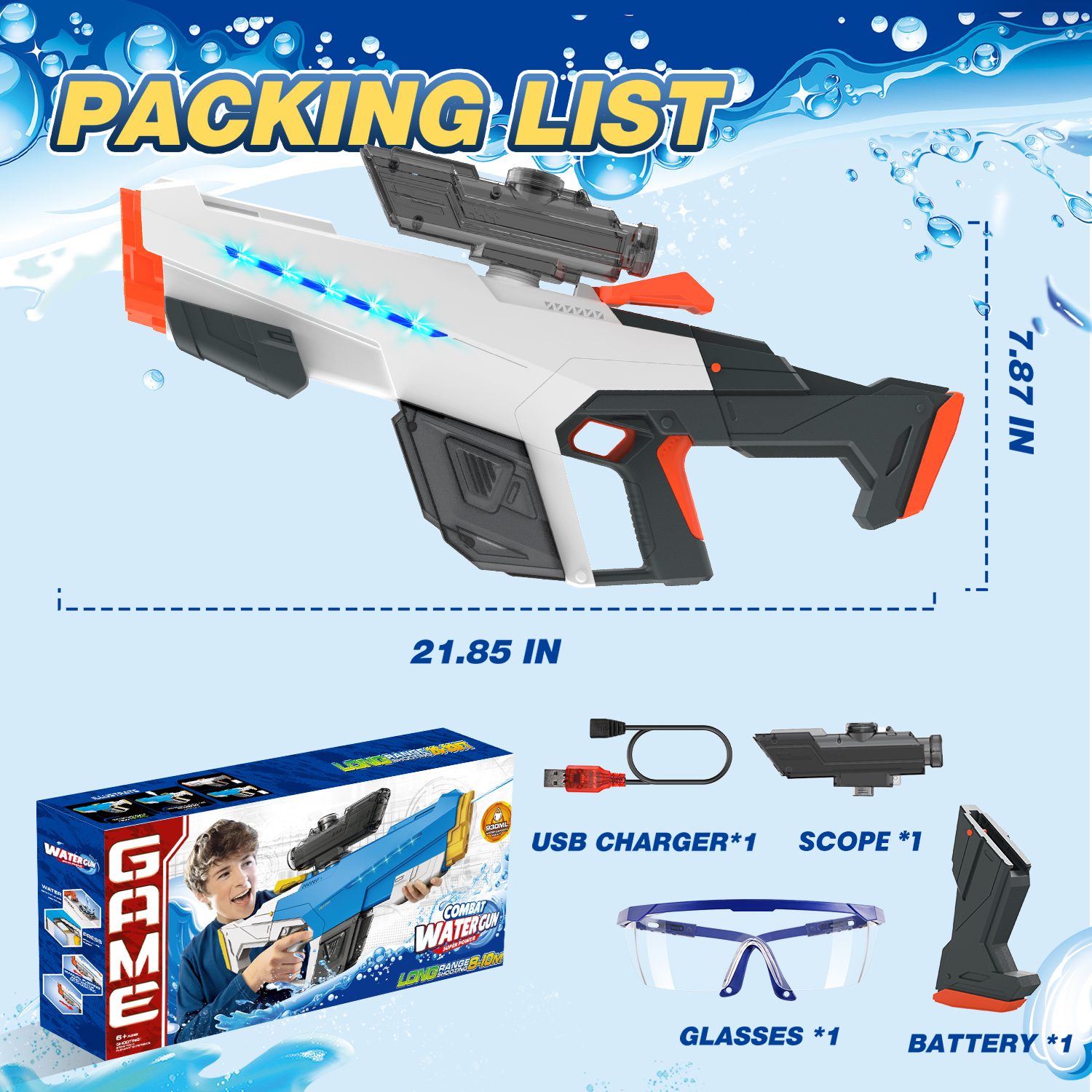 JoyStone Electric Water Blaster with Light and Sound photo 7