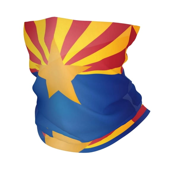 Flag Of Arizona Face Mask Bandanas Neck Gaiter Headwear Magic Scarf Headband For Dust Sun Wind