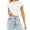 White, variant on TYGHBN Womens Summer Short Sleeve Cute Crop Tops Casual Basic Crewneck Slim Fit T Shirts Casual Tops Women Summer Women Shirt Medium Women Shirt Med Womens Shirts Women's T Shirts Casual Athletic