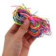 thumbnail image 4 of GOOHOCHY 64 unidades de cuerdas para trenzas, coloridas, para extensiones de cabello africanas, con degradado, accesorios para coletas., 4 of 7