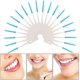 thumbnail image 1 of Selecciones dentales Selecciones interdentales suaves de silicona Palillos de dientes de doble uso Hilo dental Dental Cepillo dental oral para el cuidado de la limpieza bucal Limpieza dental ZefeiWu 8390615022507, 1 of 1