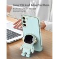 thumbnail image 5 of Compatible with Samsung Galaxy S23 Plus Case Silicone TPU Plating, Galaxy S23 Plus Case Cute Astronaut Pattern Samsung S23 Plus Phone Case with Stand for Women Girls (Green), 5 of 14