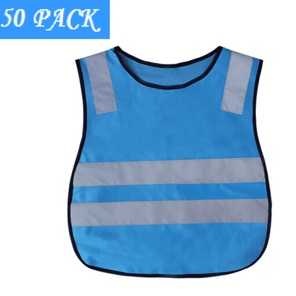 TOPTIE Kids Safety Vest, High Visibility Reflective Bibs for Costume or