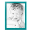 thumbnail image 2 of ArtToFrames 12" x 16" Aqua Picture Frame, 12x16 inch Green Wood Poster Frame (WOM-4428), 5 Pack, 2 of 7
