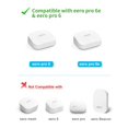 thumbnail image 2 of COOLWUFAN Soporte de pared para sistema WiFi doméstico eero Pro 6 o eero Pro 6E, soporte simple y resistente para sistema Wi-Fi 6 de malla tribanda eero Pro 6E y Pro 6 (blanco (paquete de 3)), 2 of 5