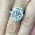 thumbnail image 3 of Elegant Wedding Engagement 925 Silver Rings Cubic Zircon Jewelry Sz 6-10, 3 of 9