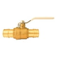 thumbnail image 2 of Apollo EPXV1 Ball Valve, 1 in Connection, Barb, 200 psi Pressure, Quarter-Turn Actuator, Brass Body, 2 of 6