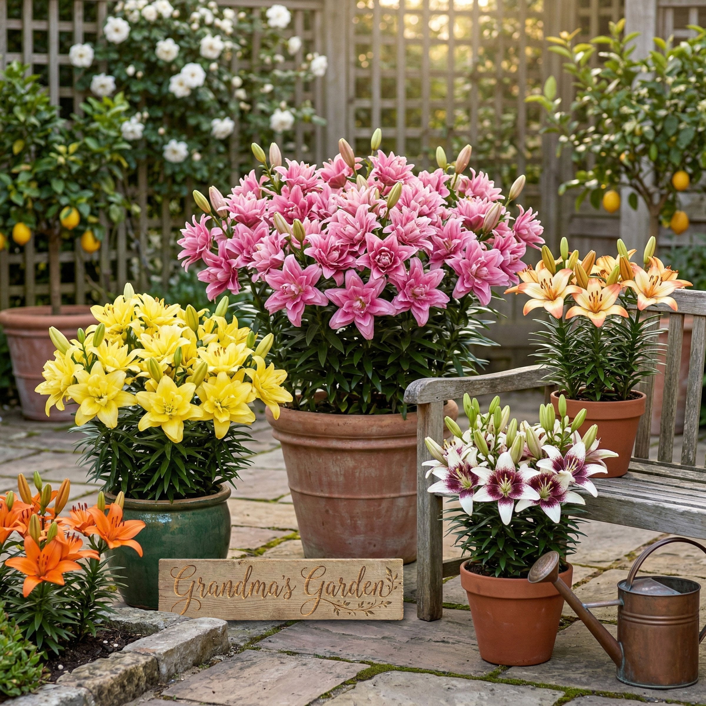 National Plant Network  Lily Asiatic Pollen Free Mixed Bulbs (6-Pack