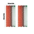 thumbnail image 3 of Dvkptbk Rideau Imprimé Flocon de Neige Dégradé Rouge et Vert de Noël Écrans de Fenêtre Filtrant la Lumière Rideaux à Œillets pour Salon et Chambre 52 X 63 Pouces 2 Pcs, 3 of 6