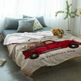 thumbnail image 2 of A Truckload of Love Valentines Day Throw Blankets, Rustic Farmhouse Decor Soft Fleece Blanket Decorative Gift for Her Women for Home Sofa Couch Chair Living Bedroom,50x60 inches,, 2 of 5