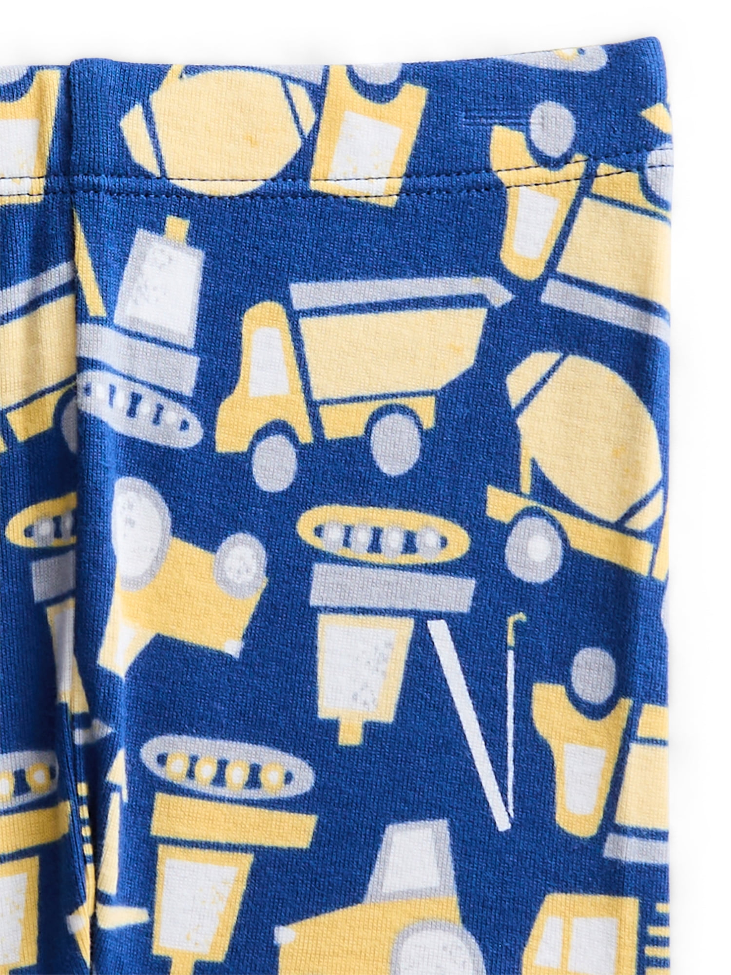 Wonder Nation Toddler Boys Short Sleeve Tee and Shorts Cotton Pajama Set, 2-Piece, Sizes 12M-5T