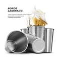 thumbnail image 3 of Vasos Acero Inoxidable 500 ml Para Cerveza 6 Pzs, plata, 3 of 4