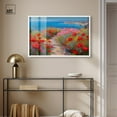 thumbnail image 3 of Ocean View Bloom I Shadowbox Print Colorful Floral Art by Art Remedy, White Frame, 36 x 24, 3 of 7