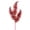 Red, variant on Vickerman 24.5" Silvere Feather Fern Glitter Spray, 6 per bag.