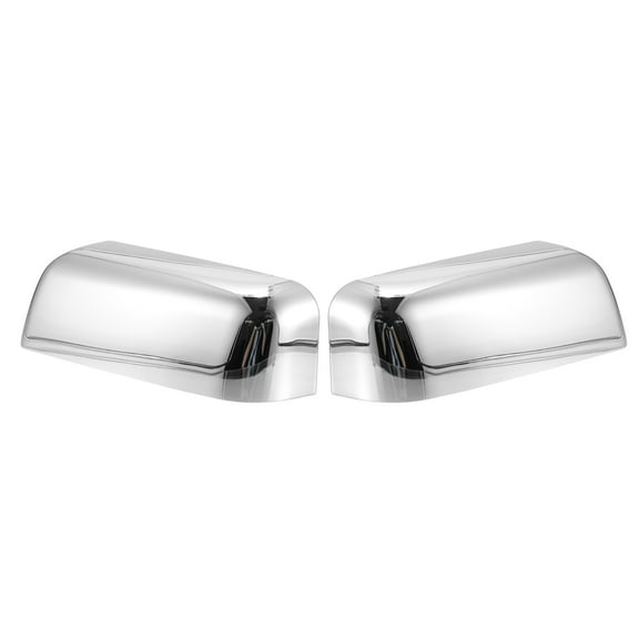 Pair Vehicle Exterior Chrome Plated Power Top Half Mirror?Cover Cap for Ford F-150 FX4 XLT 2004-2008