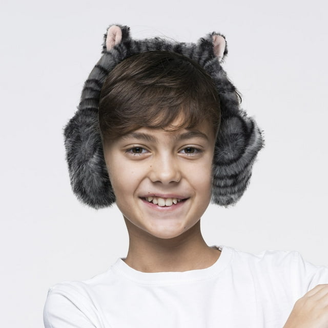 OULII Cartoon Ear Muffs Soft Lightweight Winter Ear Covers For Boys Comfortable Fit Cold For Outdoor Activities