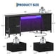 thumbnail image 4 of Yeshouse Cómoda para TV de 63 pulgadas con 10 cajones, centro de entretenimiento largo para televisores de hasta 75 pulgadas, consola de almacenamiento de tela con luz LED y toma de corriente, 4 of 8