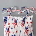 thumbnail image 3 of Favoffer Toddler Girl 4th Of July Independence Day Butterfly Dress, American Flag SunDress, Summer Short Dress for Celebration, Casual, Kids ( 1-6Y ), 3 of 7