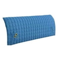 thumbnail image 1 of Advancent Funda De Cabecera De Cama Elegante Hecha De Pana Decoración De Dormitorio Fácil De Mantener Lavable A Máquina Juegos de cama Azul 180x65cm, 1 of 6