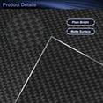 thumbnail image 3 of Uxcell Black 3K Carbon Fiber Plate Panel Sheets Carbon Fiber Board Plate Flexible 400 x 400 x 1mm 2 Pcs, 3 of 7