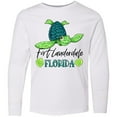 thumbnail image 3 of Inktastic Fort Lauderdale, Florida Happy Sea Turtle Long Sleeve Youth T-Shirt, 3 of 5