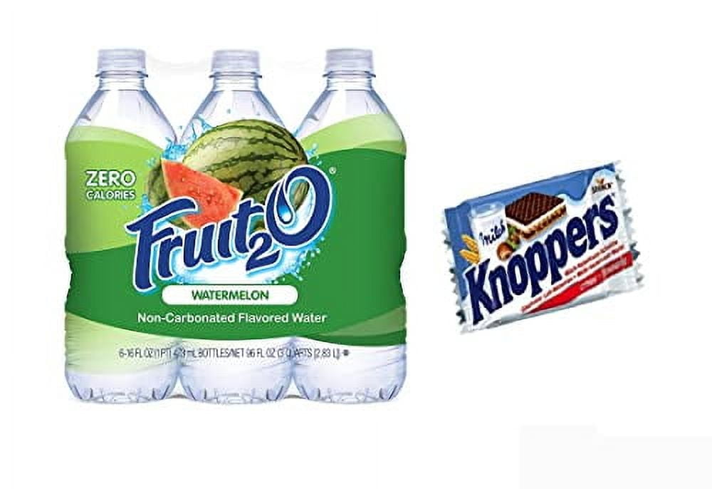 Fruit2O Zero Calorie Flavored Water, Raspberry, 6 Count (Pack of 4)