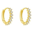 thumbnail image 2 of YYKihy European And American Colorful Zircon Earrings Fashion Zircon Women's Earrings All Earrings, 2 of 3