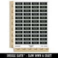 thumbnail image 2 of Posted Double Line Border Bank Check Sticker Set - Black - Matte Finish - 1.25" Mini, 2 of 7