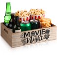 thumbnail image 1 of Organizador de aperitivos Tray GlikCeil Movie Night de madera, 30 x 22 x 9 cm, 1 of 7