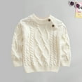thumbnail image 4 of Baby Clothes for Girls Sweater Winter And Fleece Thickened Spring Jumper Knit Base Girls Clothes on Clearance, 4 of 5