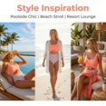 thumbnail image 5 of Olaglory Women's One Piece Swimsuit Tummy Control Bathing Suit for Women Slimming Cutout Tie Knot Swimwear, 5 of 7