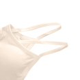 thumbnail image 5 of Paiyanr Tween Girls Cotton Camisole Bra Primary and Secondary School Solid Color Soft Comfortable Adolescent Bra Beige, 5 of 5