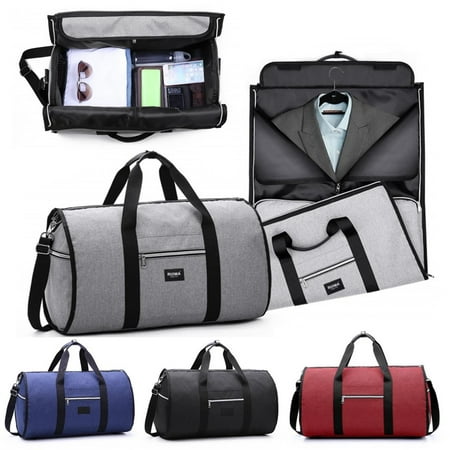 Meigar 2 in 1 Business Travel Garment Sports Bag Carry On Suit Outdoor Waterproof Luggage (Best Carry On Bag For Business Travel)