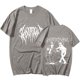thumbnail image 1 of Camiseta De Impresión De Doble Cara Ghostemane Hombres Mujeres Algodón Moda Hip Hop Metal Rock Streetwear, 1 of 4