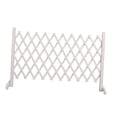 thumbnail image 1 of Puerta de madera expandible para perros, valla para mascotas, para escaleras, casas, interiores y exteriores Blanco, 1 of 9