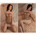 thumbnail image 5 of Lencería erótica sin entrepierna para mujer, Body de malla de rejilla porno, medias elásticas con entrepierna abierta, Teddy porno, medias caladas, 5 of 5