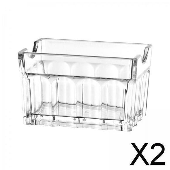 2 soportes acrílicos de azúcar, bolsa de azúcar, contenedor de almacenamiento, bolsitas de exhibición de platos, bolsita de té de tejido , 2 piezas