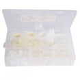 thumbnail image 1 of 200pcs Pince à Câble en Nylon en Plastique Rtype Ptype Fil Clip Attaches Boîte Assortie (Blanc), 1 of 9