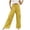 Yellow, variant on Pxxlle Cargo Pants for Women Elastic Waisted Palazzo Pant Casual Wide Leg Trousers for Hiking Outdoor White XL