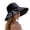 Z120-Black, variant on XINPING Women's Black Lined Sun Bucket Hat, Wide Brim UV Protection Beach Vacation Hat Breathable and Adjustable for Outdoor Travel Beach, Hiking & Pool