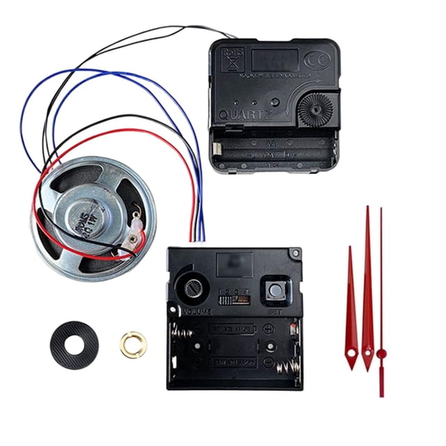 DIY Chime Wall Clock Movement Mechanism DIY Clock Accessories Hour Minute Second Style A