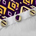 thumbnail image 4 of Manfei Boho Theme Black Out Curtains,bohemian Print Curtains Pack of 2 (42x63 Each),Yellow Purple Bedroom Curtains For Girls Boys,Microfiber Bedroom Decor, 4 of 6