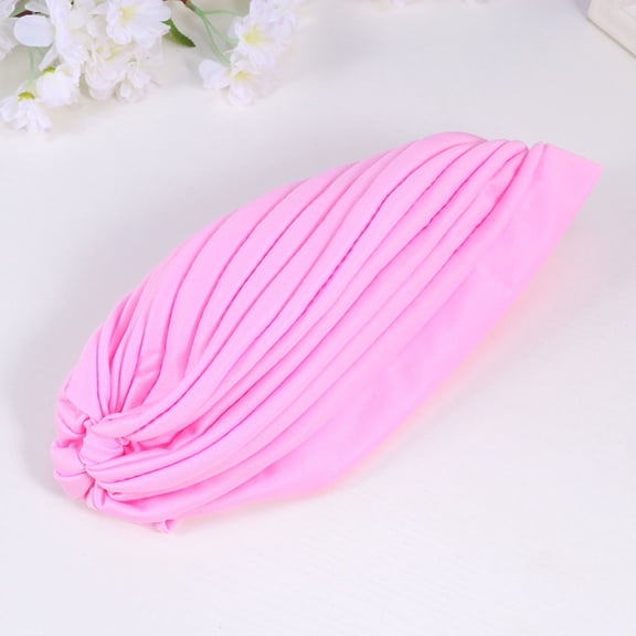 LOLIPPYY 5Pcs Chemo Hats Cotton Light Pink With Minimal Seams For Women Disguise Hair Loss Comfort