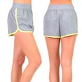 thumbnail image 4 of Women Running Shorts Gym Yoga Athletic Workout Active Biker Lounge Flowy Grey S, 4 of 7
