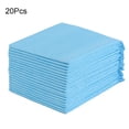 thumbnail image 2 of Flmtop 20/40/50/100Pcs Absorbent Dog Pee Pad Toilet Training Mat Disposable Diapers Blue, 2 of 9
