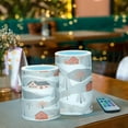 thumbnail image 3 of Yayeee Flameless Candles with Remote Flickering Battery Operated Multi Color Changing, Snow Cartoon Houses, 3 of 7