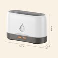 thumbnail image 3 of Xuniizn Flame Diffuser, Humidifier, Portable-Noiseless Aroma Diffuser For Home, Office Or Yoga Essential Oil Diffuser With No-Water Auto-Off Protection, 3 of 9