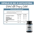thumbnail image 4 of NAIMA NAC 120 Cápsulas | N-acetil Cisteína |Suplemento Alimenticio 100% Puro y Natural | Bienestar general | Antiaging | Antioxidante Natural | N-Acetyl Cysteine, 4 of 8
