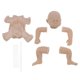 thumbnail image 5 of Reborn Baby Doll, Reborn Doll Kit Vinilo + Aspecto De Simulación De Tela Sin Pintar Para Muñecas DIY Para Baby Doll Mold Parts Set ANGGREK Otros, 5 of 8