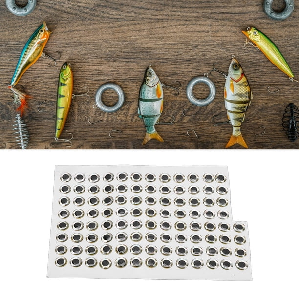 Ojos De Falsos, Accesorios De Pesca Diseño Profesional 3D Ojos De Señuelo De Pesca Para Bricolaje Para Cebos